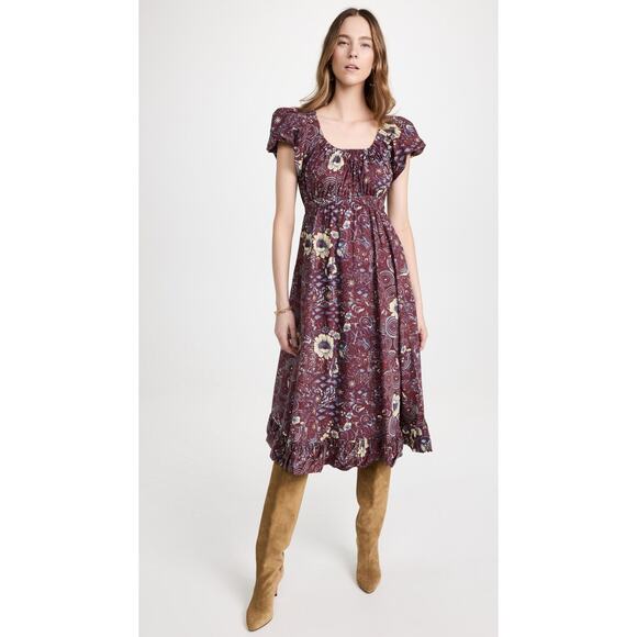 Ulla Johnson Nanette Midi Dress Size 10 $445 MSRP!! - Picture 1 of 8